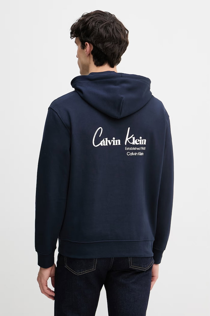 Calvin Klein Jeans hanorac cu glugă pentru bărbați, din bumbac