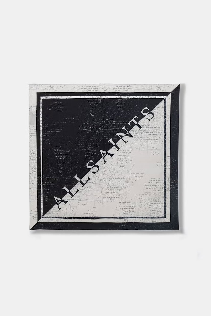 AllSaints eșarfă pentru bărbați, din mătase