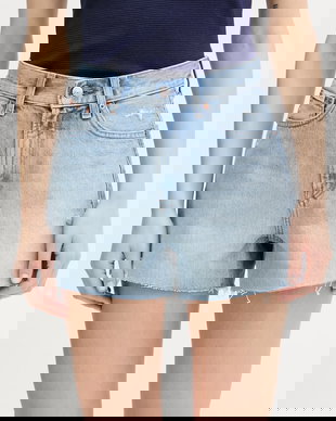 Calvin Klein Jeans pantaloni scurți pentru femei, din denim