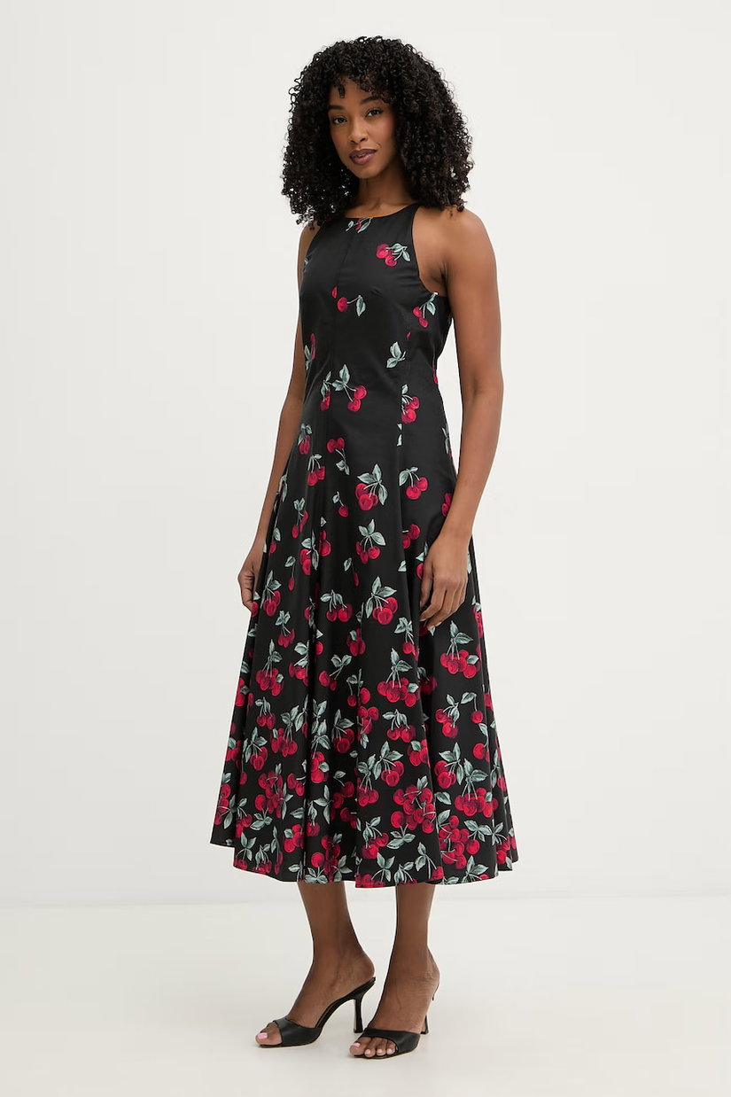 Twinset rochie evazată din bumbac