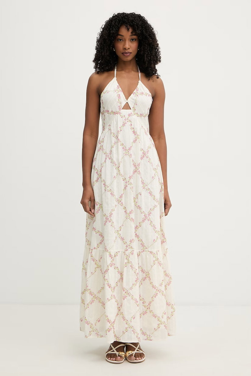 Twinset rochie halter cu bumbac