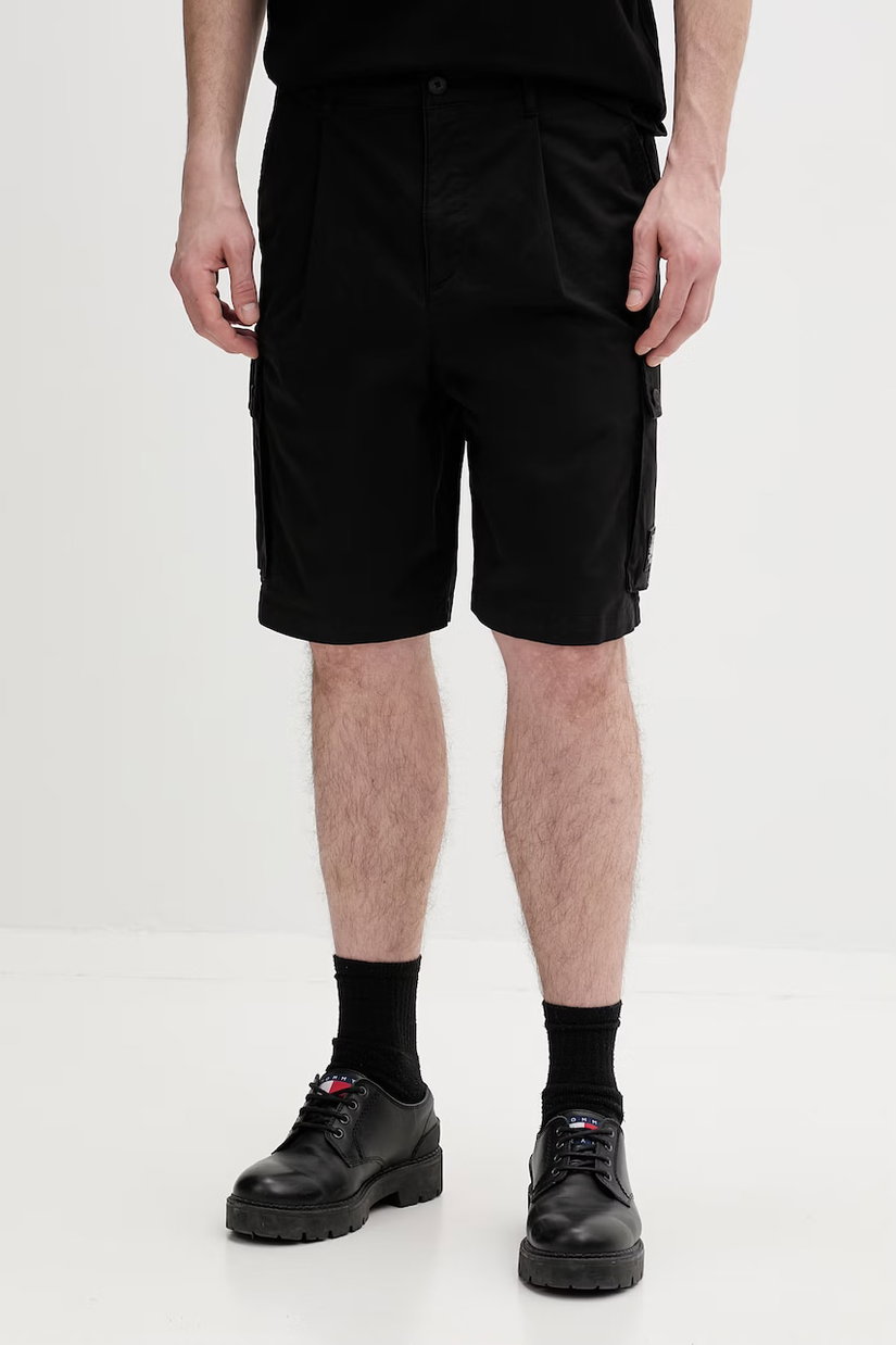 HUGO pantaloni scuți cargo pentru bărbați, din bumbac Gregry_RB