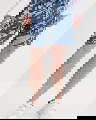 Karl Lagerfeld Jeans pantaloni scurți pentru bărbați, din denim