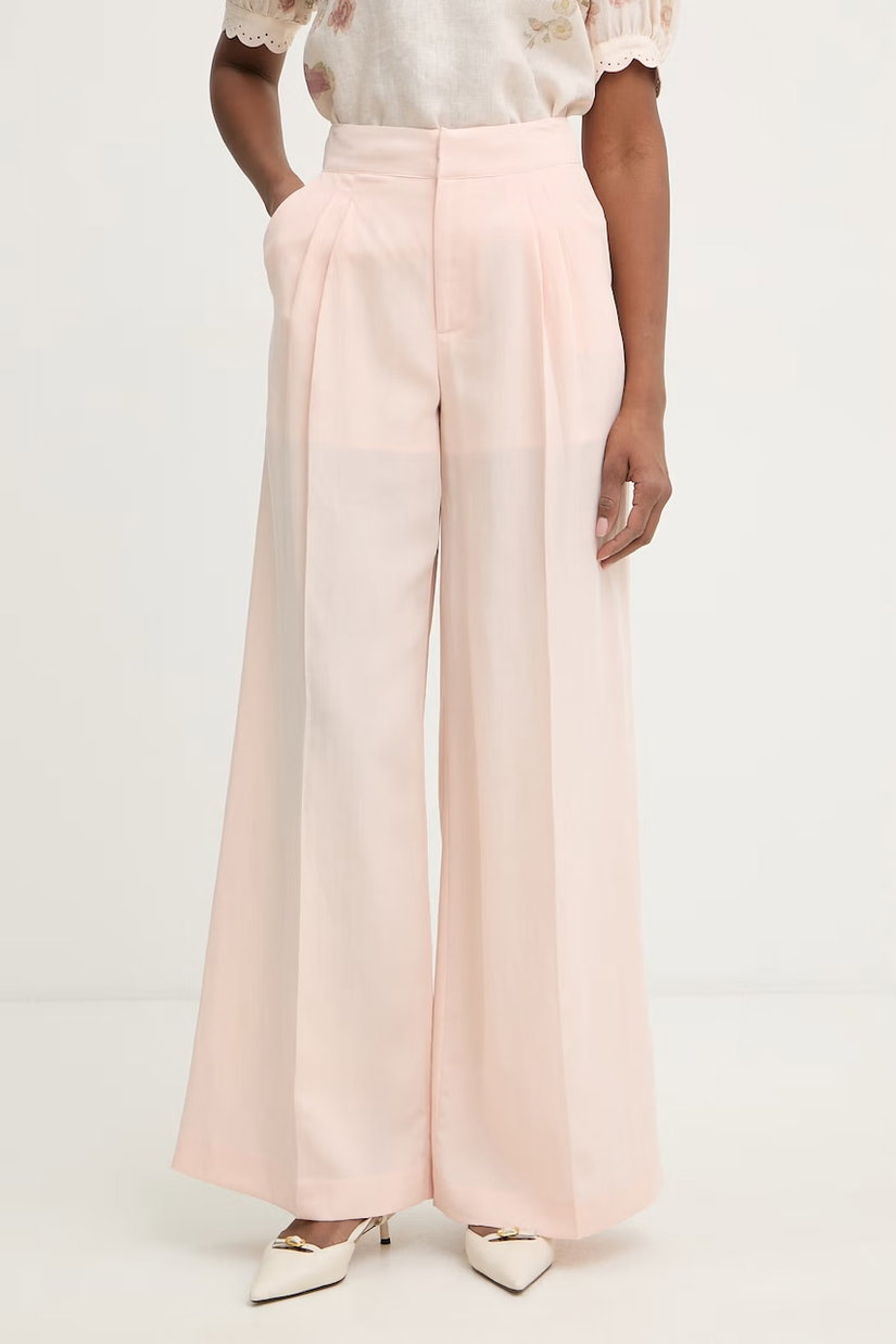 Twinset pantaloni pentru femei, din in