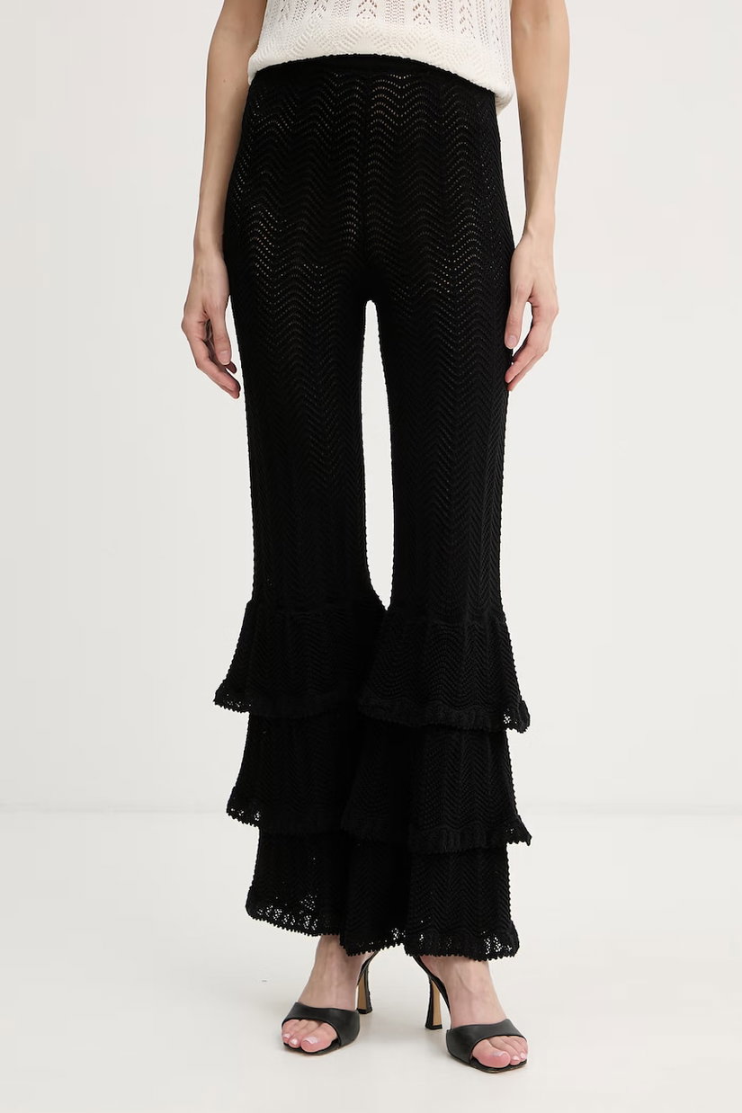 Twinset pantaloni pentru femei, din bumbac