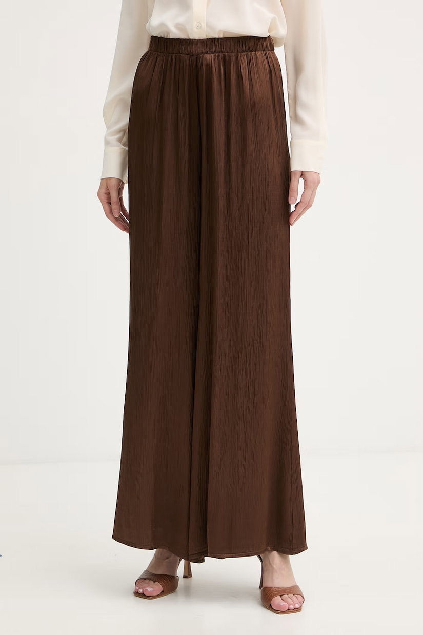 Haveone pantaloni plisați pentru femei, cu vâscoză