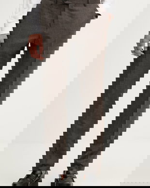 BOSS pantaloni pentru bărbați, cu lână BOSS X DAVID BECKHAM