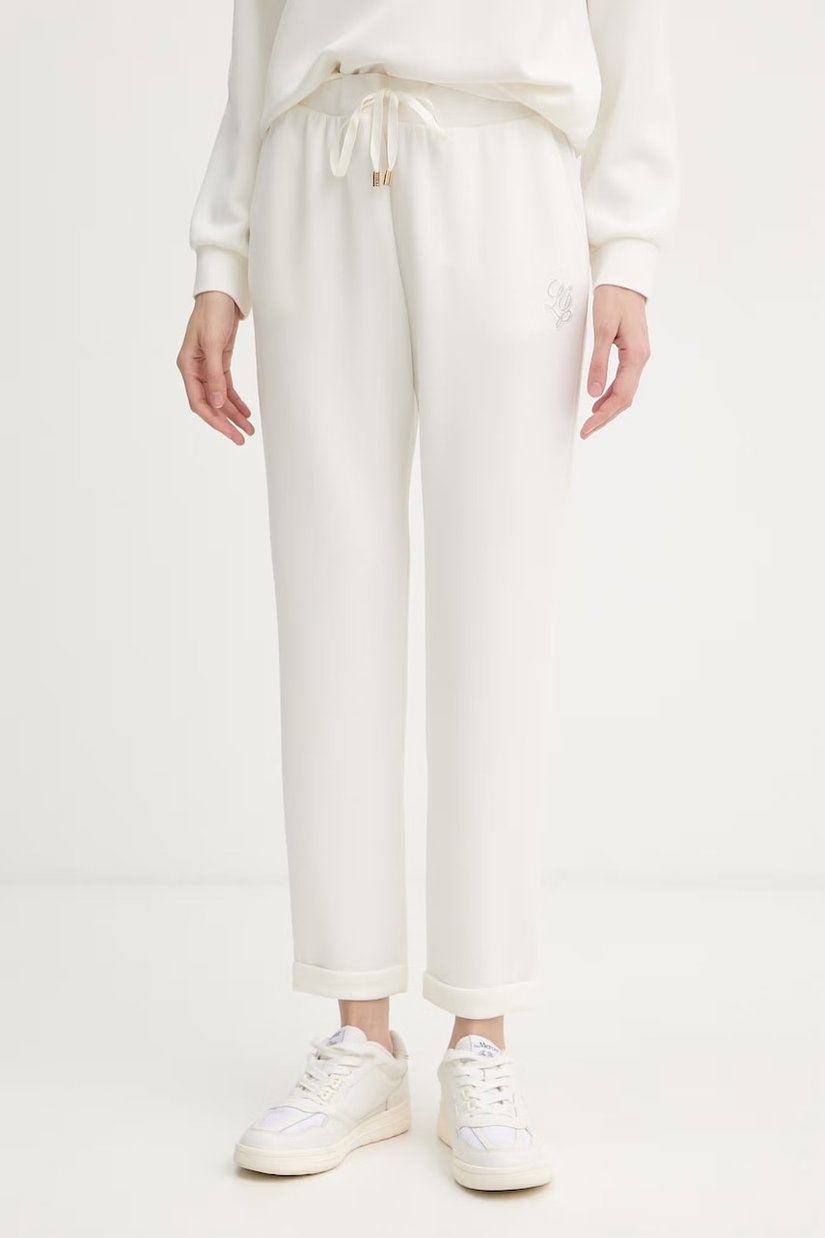 Liu Jo pantaloni de trening pentru femei, cu modal