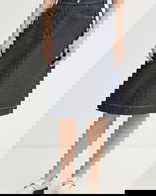 Mos Mosh fustă bumbac Azure