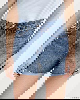 Calvin Klein Jeans pantaloni scurți pentru femei, din denim