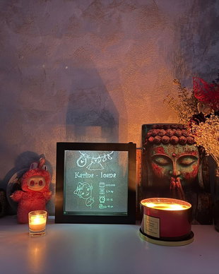 Lampă LED Personalizată - Gravură Manuală pe Sticlă - Cadou BEBELUS - La Comandă!