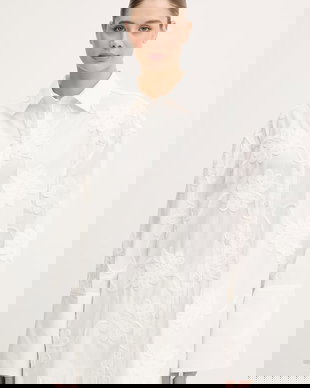 Rotate cămașă de femei de bumbac