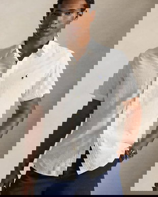 Polo Ralph Lauren cămașă pentru bărbați, din bumbac