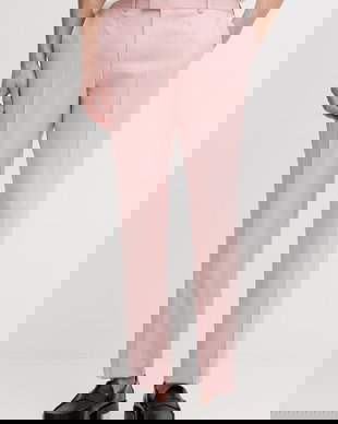 BOSS pantaloni de costum pentru bărbați, cu lână Genius