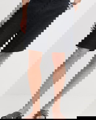 Trussardi pantaloni scurți chinos pentru bărbați, din in