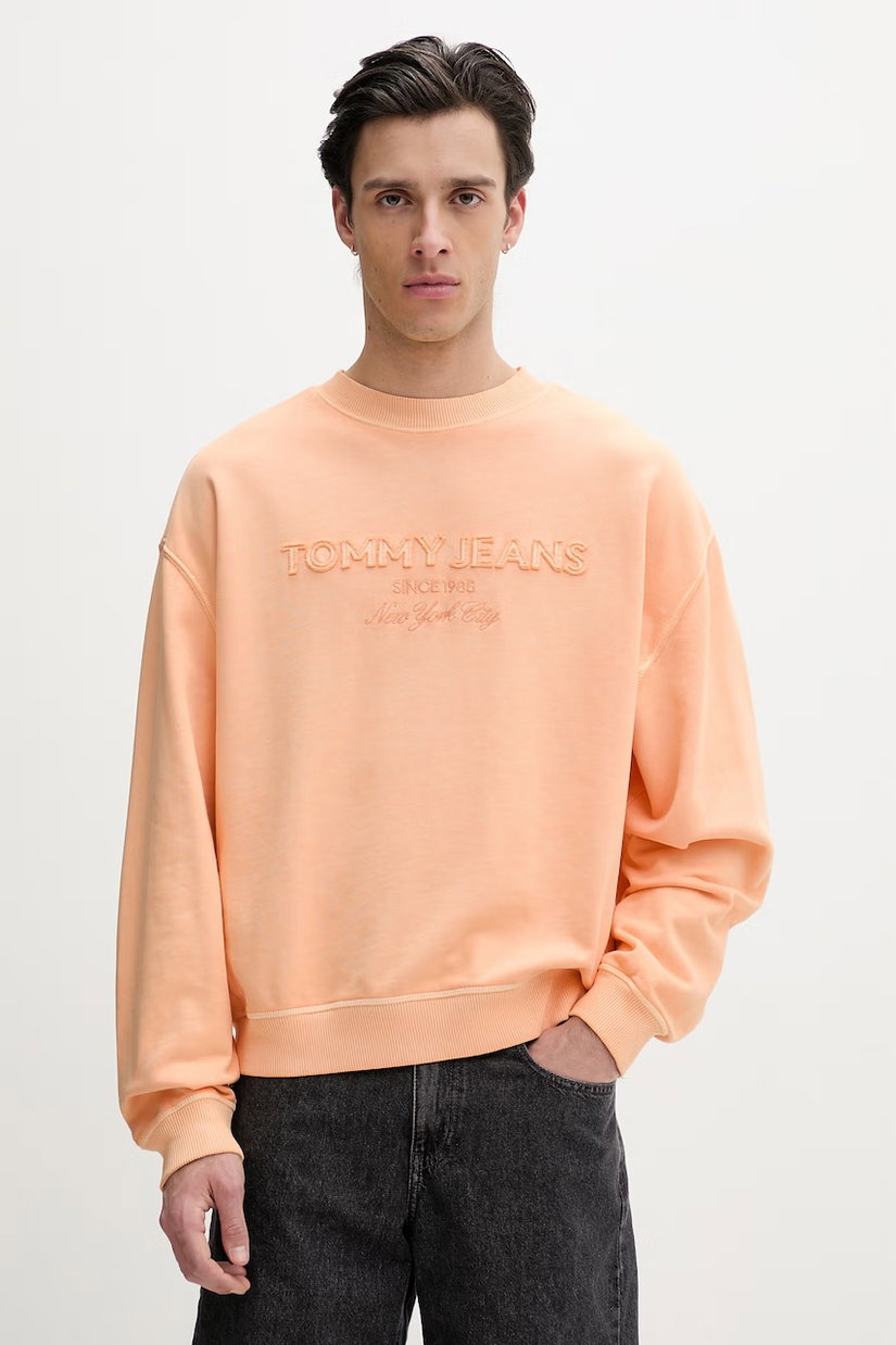 Tommy Jeans hanorac bărbătesc cu bumbac