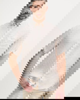 Barbour cămașă bărbătească de in Linton