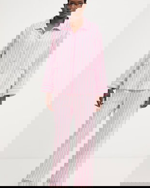 United Colors of Benetton pijama din două piese pentru femei din bumbac