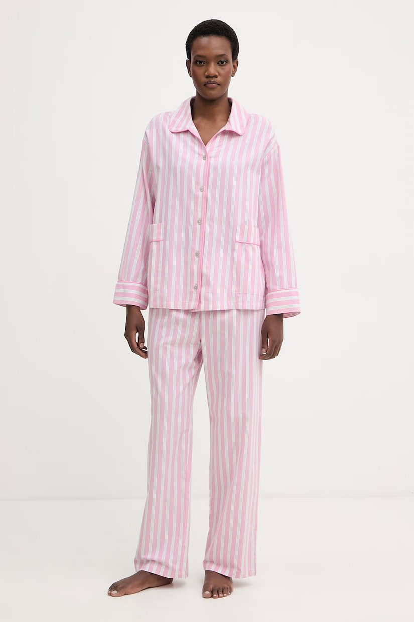 United Colors of Benetton pijama din două piese pentru femei din bumbac