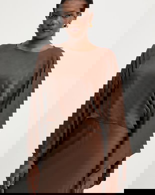 Haveone Bluză femei cu vâscoză