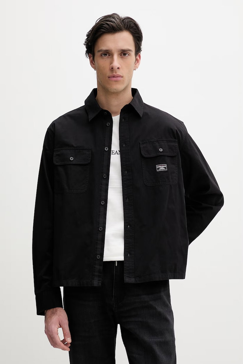 Guess Jeans cămașă de bărbați din bumbac