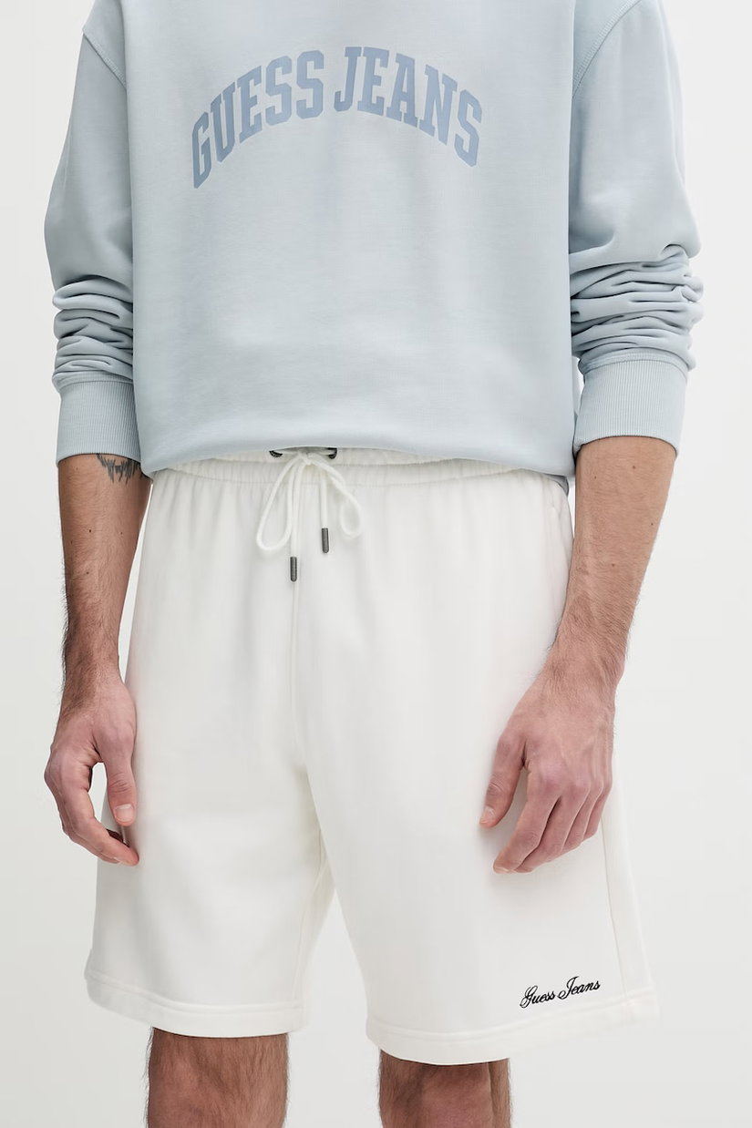 Guess Jeans pantaloni scurți de trening bărbătești din bumbac