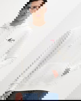 Tommy Jeans hanorac cu glugă bărbați bumbac