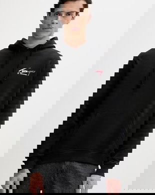 Tommy Jeans Hanorac cu glugă masculin din bumbac