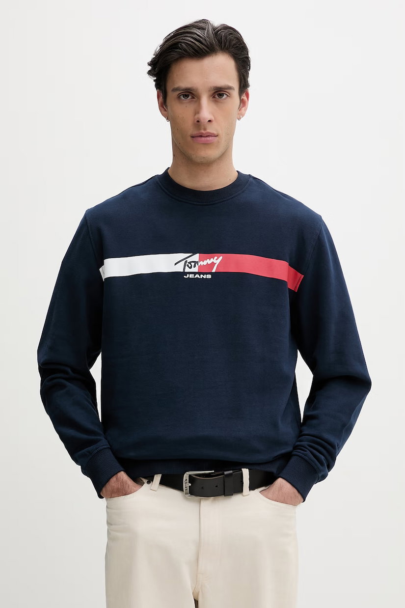 Tommy Jeans hanorac bărbătesc din bumbac