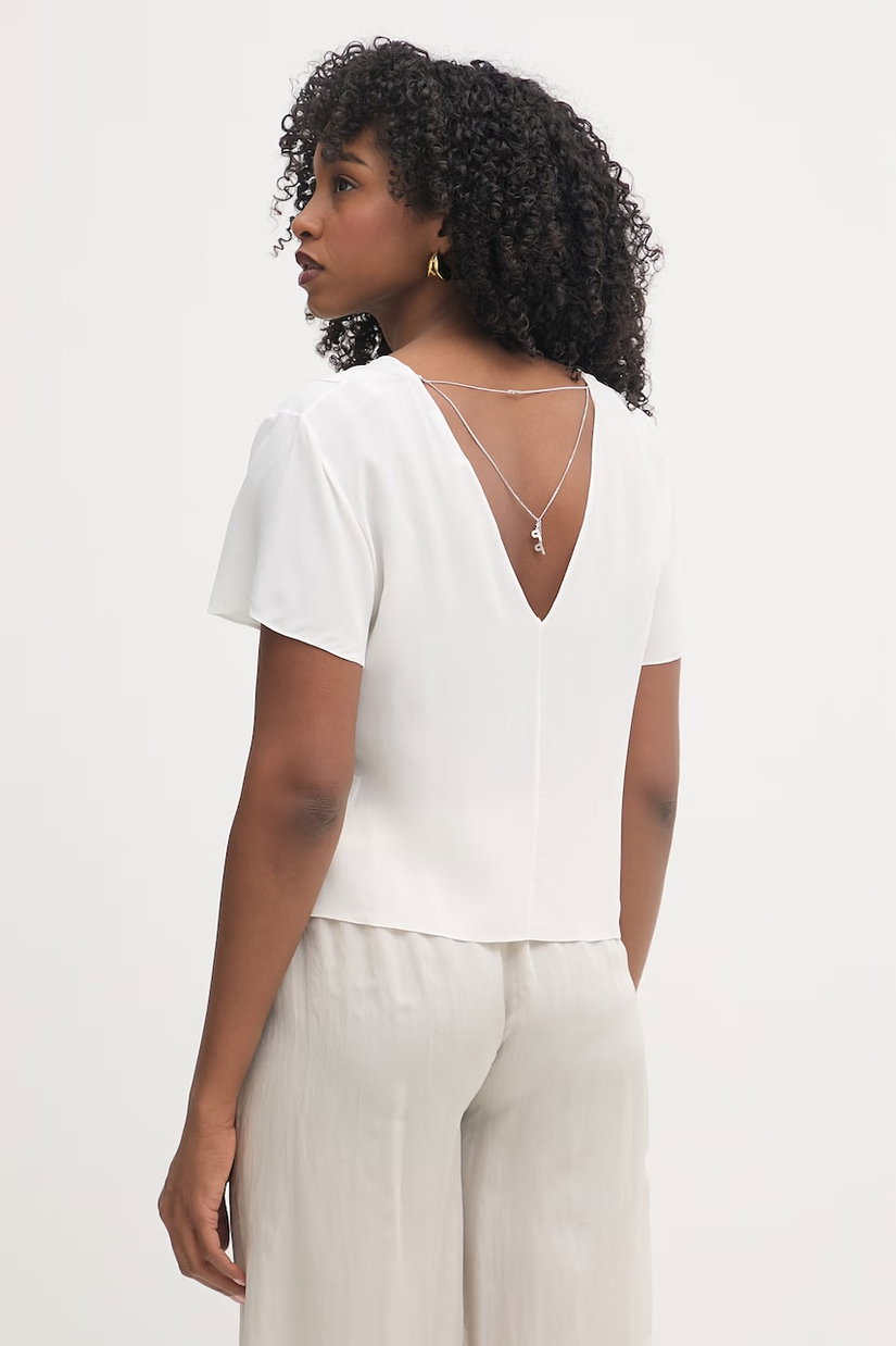 Patrizia Pepe bluză pentru femei, cu vâscoză