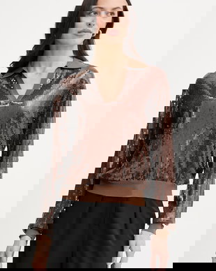 Liu Jo bluză pentru femei, cu vâscoză