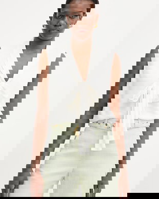 Marciano by Guess bluză tip cămașă de damă cu vâscoză KATE