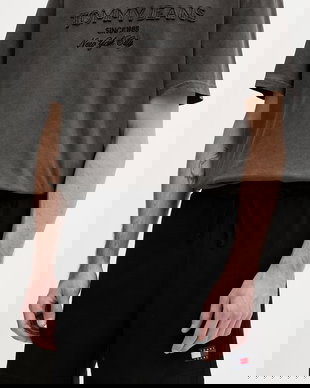 Tommy Jeans Pantaloni scurți de trening bărbați cu bumbac