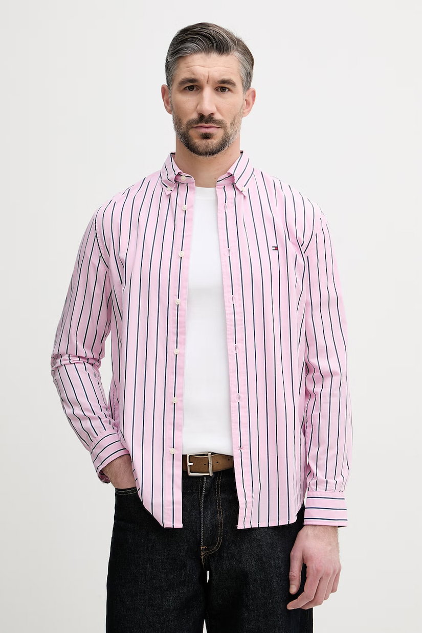 Tommy Hilfiger cămașă bărbătească de bumbac