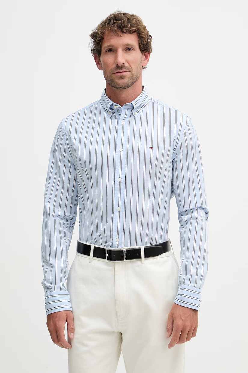 Tommy Hilfiger cămașă bărbătească de bumbac