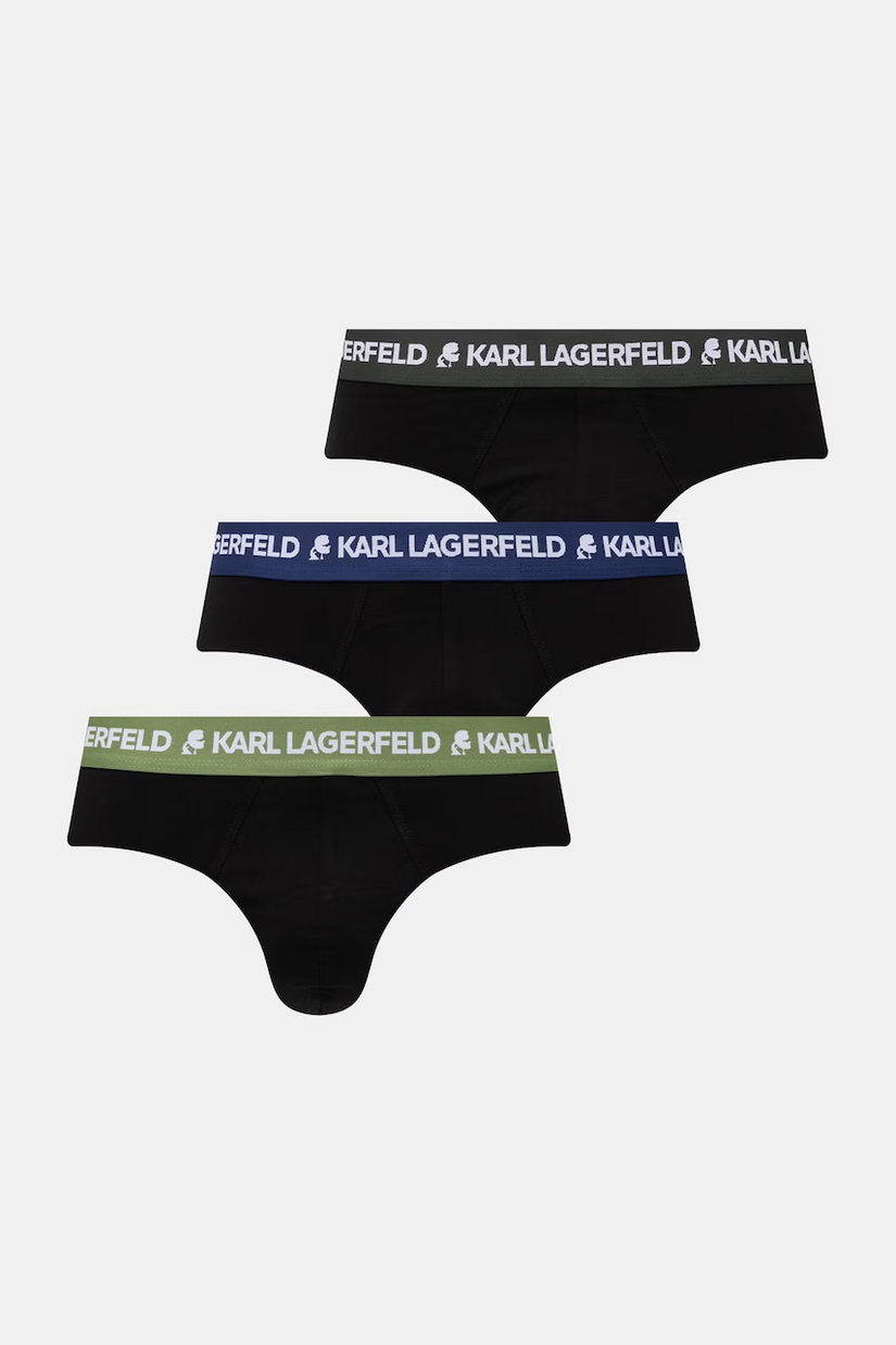 Karl Lagerfeld slip bărbați bumbac cu elastan pachet de 3