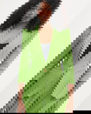 Elisabetta Franchi sacou cu un singur rând de nasturi pentru femei, cu in