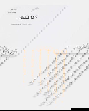 Aldo cercei pentru femei, din metal cu zirconiu cubic RAVVEN pachet de 3