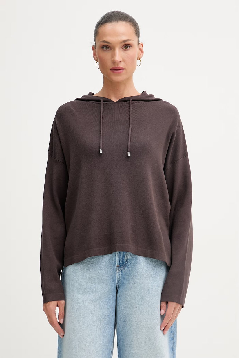 United Colors of Benetton hanorac cu glugă pentru femei,cu vâscoză