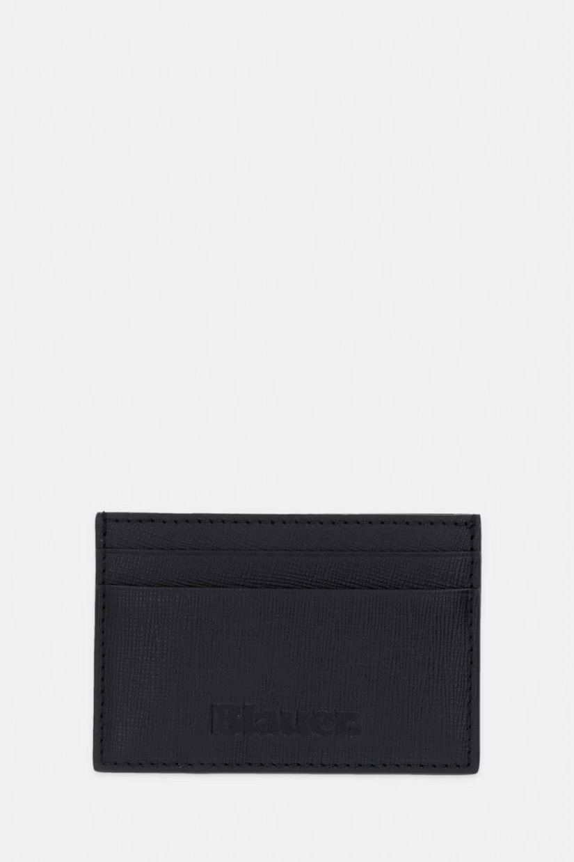 Blauer card-holder pentru bărbați, din piele
