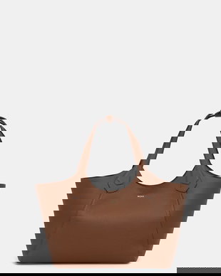 BOSS geantă pentru femei, din piele Lenah New Tote