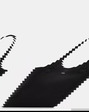 BOSS geantă pentru femei, din piele Lenah New Tote