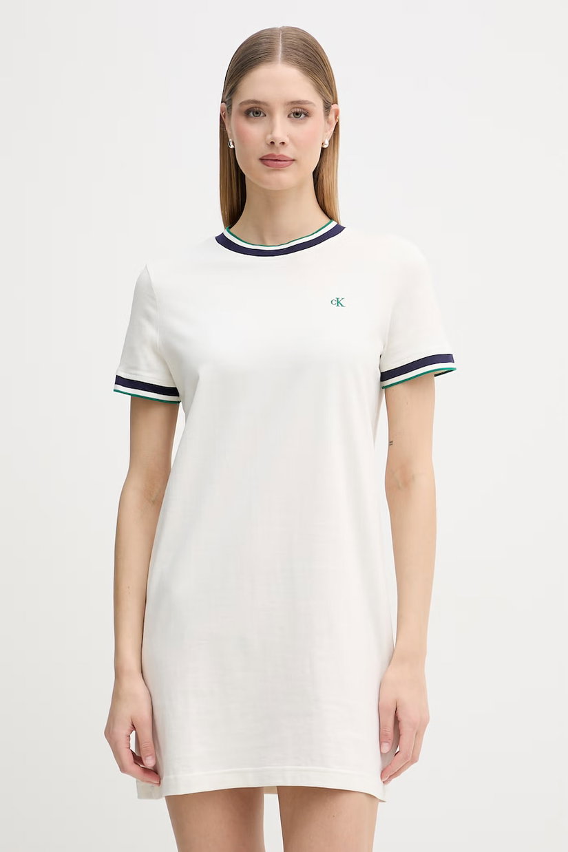 Calvin Klein Jeans rochie de bumbac
