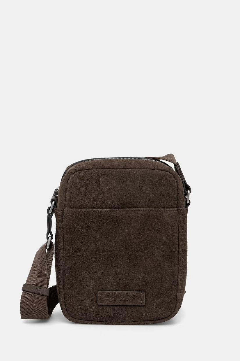 Marc O'Polo borsetă pentru bărbați, din piele întoarsă