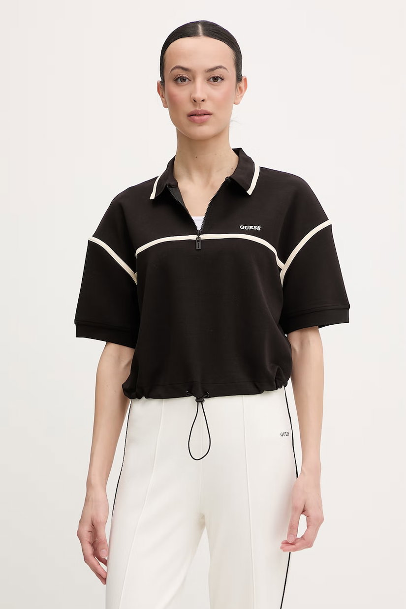 Guess hanorac cu fermoar pentru femei JASMINE