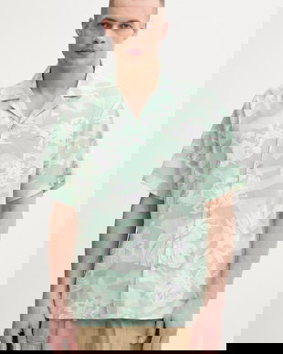 Oakley cămașă pentru bărbați, cu lyocell HIBISCUS BREEZE