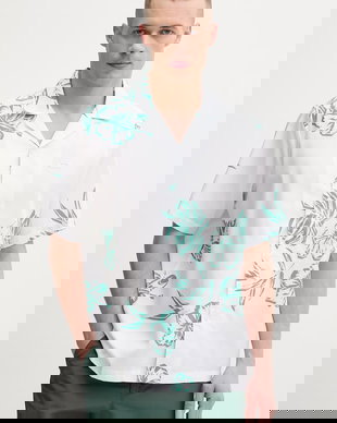 Oakley cămașă pentru bărbați, cu lyocell HIBISCUS BREEZE