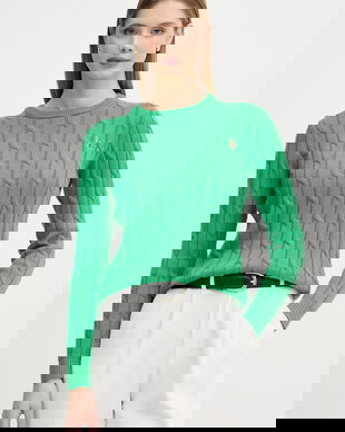 U.S. Polo Assn. CREW NECK CABLE