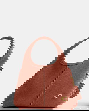 Coach geantă crossbody pentru femei, din piele întoarsă Suede Lana Shoulder Bag 19