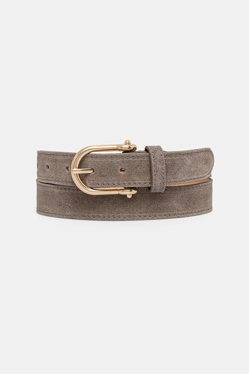 Answear.LAB curea de femei din piele întoarsă